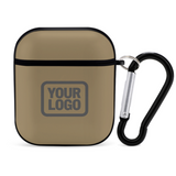 Custom Light Khaki Dark Grey AirPods Case