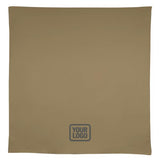 Custom Light Khaki Gray Square Table Cloth