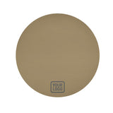 Custom Light Khaki Dark Grey Round Table Cloth