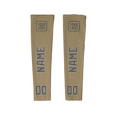 Custom Light Khaki Dark Grey Arm Sleeve