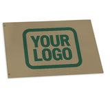 Custom Light Khaki Green Flag
