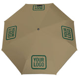 Custom Light Khaki Green Automatic Umbrella