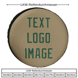 Custom Light Khaki Green Truck Tires