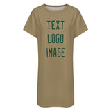 Custom Light Khaki Green Nachthemd