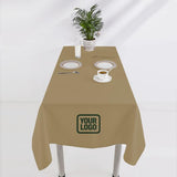 Custom Light Khaki Green Square Table Cloth