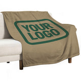 Custom Light Khaki Green Blanket