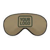 Custom Light Khaki Dark Green Sleep Mask
