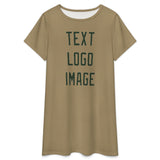 Custom Light Khaki Dark Green Nachthemd