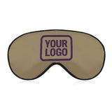 Custom Light Khaki Purple Sleep Mask