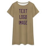 Custom Light Khaki Purple Nachthemd