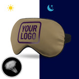 Custom Light Khaki Purple Sleep Mask
