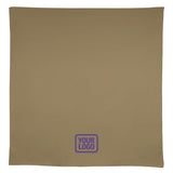Custom Light Khaki Purple Square Table Cloth