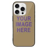 Custom Light Khaki Light Purple Phone Case