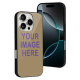 Custom Light Khaki Light Purple Phone Case