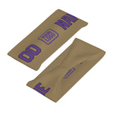 Custom Light Khaki Light Purple Sports headband