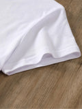 Basic Tees Women Seven Color Circles Above Delicate White Lotus Flower T Shirt, White Cotton Shirt Women, Blue Shirt Women
