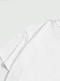 100 Cotton T Shirts For Women Stylish Woman Wearing White Cotton Tshirt With Geometric Black And White Vertical Pattern, Funny T Shirts For Women, Shirt For Women