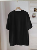 100 Cotton T Shirts For Women Grandma Life Heart Simple Casual Printed Black Tshirt, Womens Tees, Vintage T Shirts Women