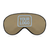Custom Light Khaki Light Blue Sleep Mask