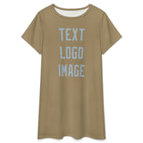 Custom Light Khaki Light Blue Nachthemd