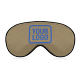 Custom Light Khaki Sky Blue Sleep Mask