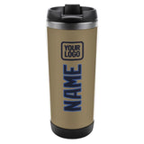 Custom Light Khaki Navy Stainless Steel Water Cup