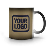 Custom Light Khaki Navy Magic Mug