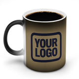 Custom Light Khaki Navy Magic Mug