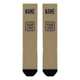 Custom Light Khaki Navy Knee-High Sock