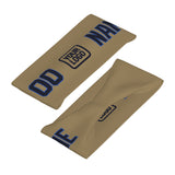 Custom Light Khaki Navy Sports headband