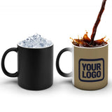 Custom Light Khaki Navy Magic Mug
