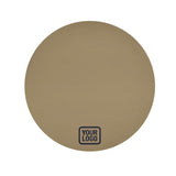 Custom Light Khaki Navy Round Table Cloth
