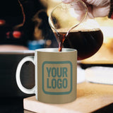 Custom Light Khaki Blue Green Mug