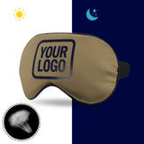 Custom Light Khaki Navy Sleep Mask