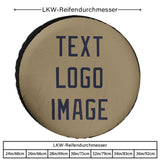 Custom Light Khaki Navy Truck Tires