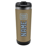 Custom Light Khaki Light Blue Stainless Steel Water Cup
