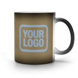 Custom Light Khaki Light Blue Magic Mug