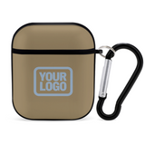 Custom Light Khaki Light Blue AirPods Case