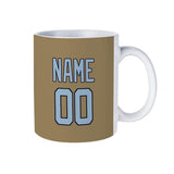 Custom Light Khaki Light Blue Mug