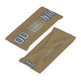 Custom Light Khaki Light Blue Sports headband