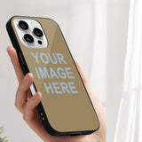 Custom Light Khaki Light Blue Phone Case