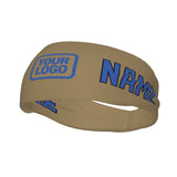Custom Light Khaki Sky Blue Sports headband