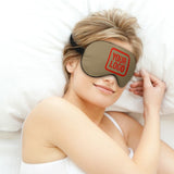Custom Light Khaki Orange Red Sleep Mask