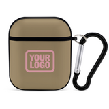 Custom Light Khaki Light Pink AirPods Case