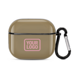 Custom Light Khaki Light Pink AirPods Case (3rd Generation)