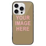 Custom Light Khaki Light Pink Phone Case