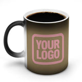 Custom Light Khaki Light Pink Magic Mug