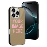 Custom Light Khaki Light Pink Phone Case