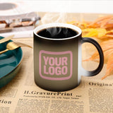 Custom Light Khaki Light Pink Magic Mug