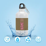 Custom Light Khaki Light Pink Sports Bottle